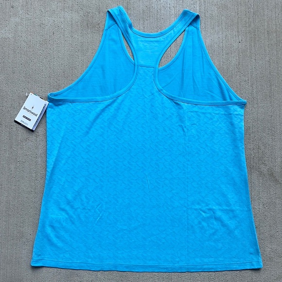 Smartwool Womens Merino Sport 150 Tank Ocean Spray Blue Size XL NWT - Picture 5 of 7